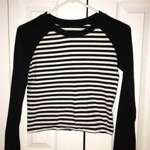 Forever 21 - Stripe black and white long sleeve